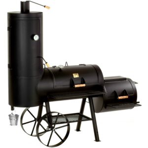 Gratar pe carbuni cu afumatoare JOE's Barbeque Smoker 20 inci Chuckwagon JS-33820