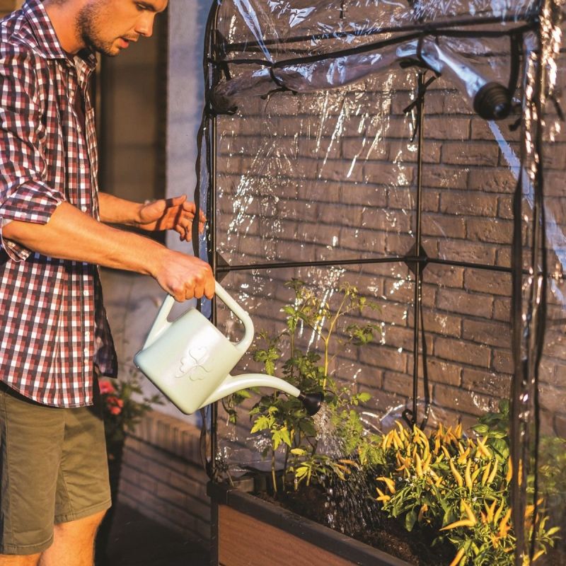 Jardiniera maro cu sera Keter Maple 249295
