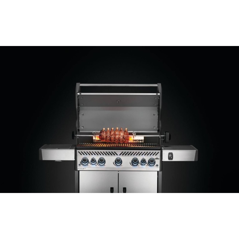 Kit de rotiserie din inox pentru modelele de gratare seria Rogue Napoleon 69912