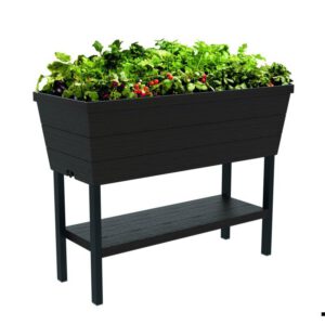 Rasadnita antracit cu etajera Keter Urban Bloomer XL