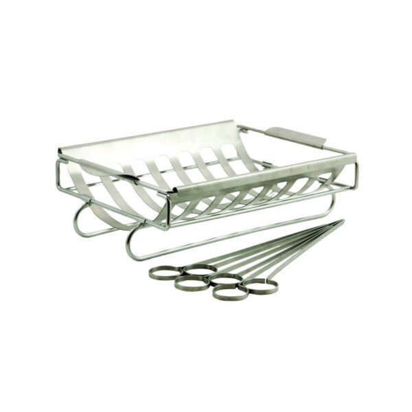 Accesoriu pentru gatit Kebab si suport pentru coaste Grandhall A06604050T