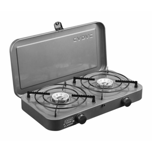 Aragaz de camping portabil cu 2 arzatoare pe gaz Cadac Classic 202M0-10-EU