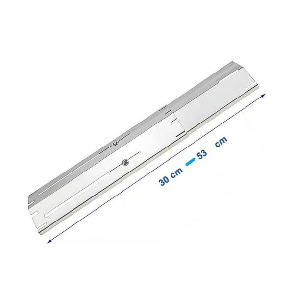 Protectie gratar aparatoare flacara universala ajustabila intre 30-53 cm, latime 9,5 cm, Coisien 45629-3