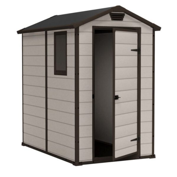 Casuta gradina bej Keter Manor 4x6 255138