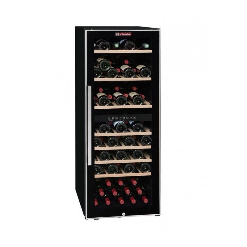 Racitor de vin, 75 sticle, compresor, 2 zone ECS80.2Z