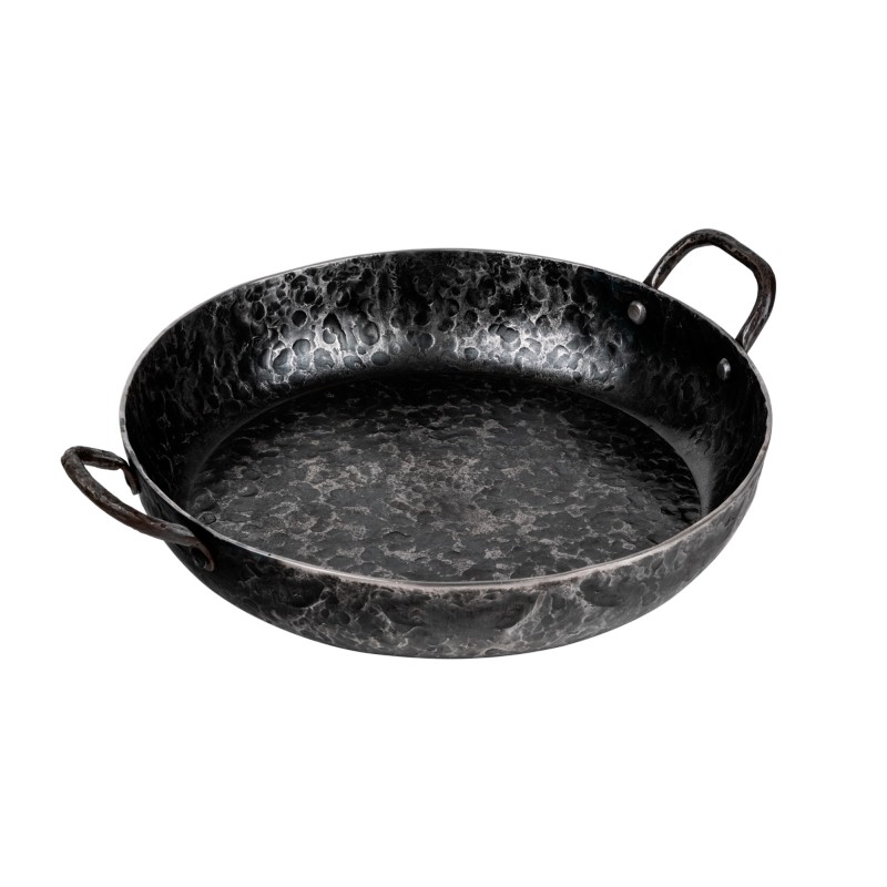 Tigaie cu 2 manere din otel carbon 24 cm Forged ESFRYPAN2H24