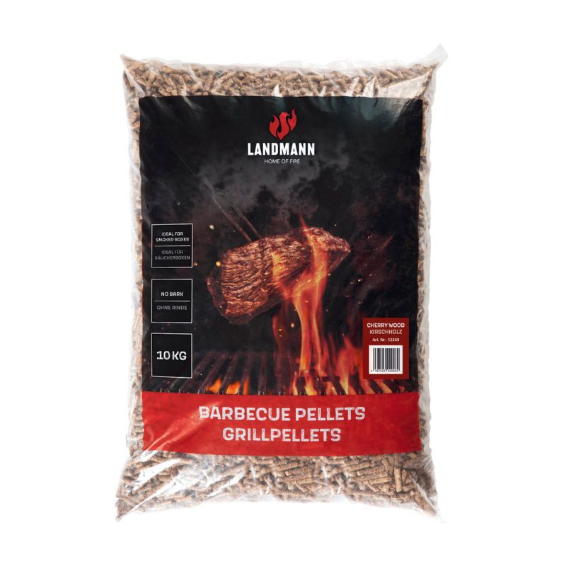 Peleti pentru grill Landmann 12269, lemn de cires, 10 Kg