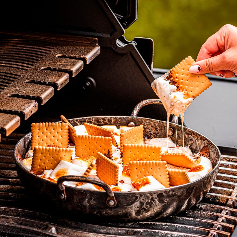 Tigaie cu 2 manere din otel carbon 28 cm Forged ESFRYPAN2H28