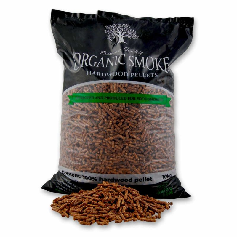 Peleti pentru grill Organic Smoke 0266-4, lemn de stejar, 10 Kg