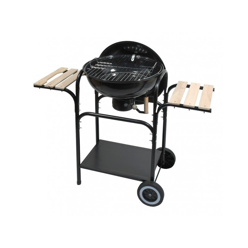 Gratar pe carbuni Cattara Messina, mobil, masute laterale, 46cm - TT13033