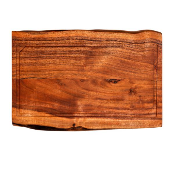 Tocator din lemn natural mediu 45x30x3,5 cm Forged ESCUTBRDNATM