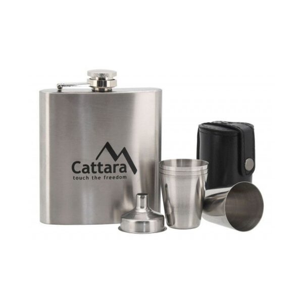 Set butelca 175ml cu 4 pahare Cattara