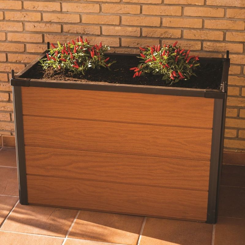 Jardiniera maro cu sera Keter Maple 249295