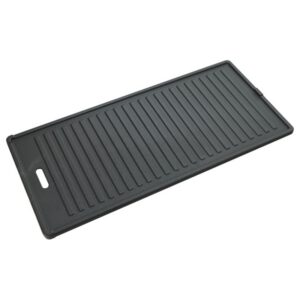 Plita din fonta cu doua fete neteda si striata Cattara ETAGE, 450x205mm - TT14075