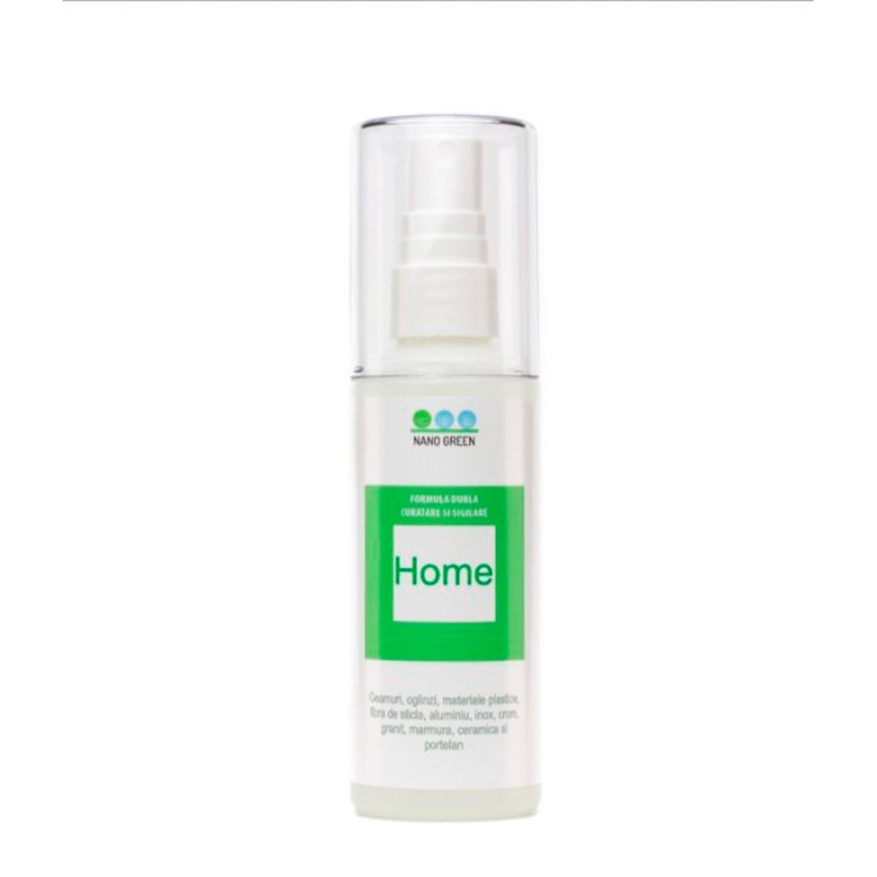 Solutie pentru sigilat crom, sticla, inox, ceramica Nano Green Home 100 ml cu doua lavete