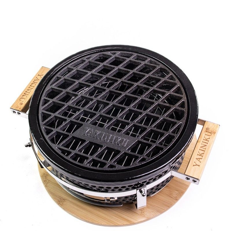 Grila din fonta pentru gratar rotund YAKINIKU Shichirin 800761