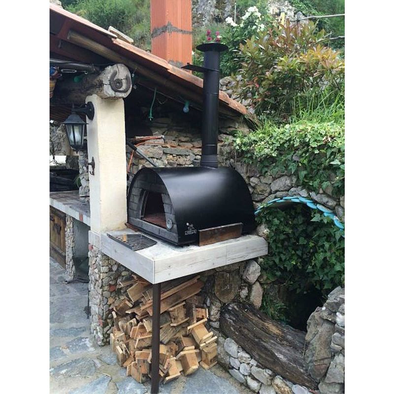 Cuptor traditional pe lemne Maximus negru