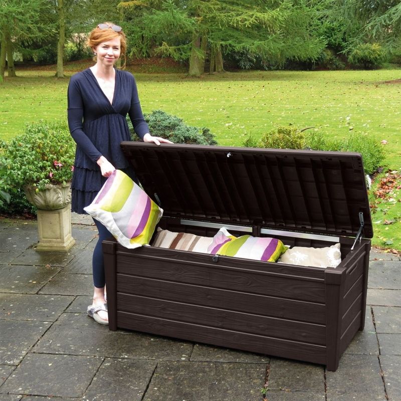 Lada depozitare Keter Brightwood 455 L maro
