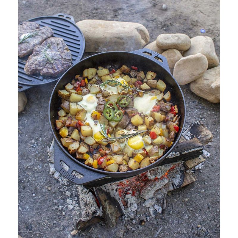 Ceaun din fonta multifunctional Lodge Cook-It-All 35,5 cm 6,5 litri L-14CIA