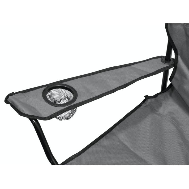 Scaun pliabil camping Cattara Bari gri - TT13447