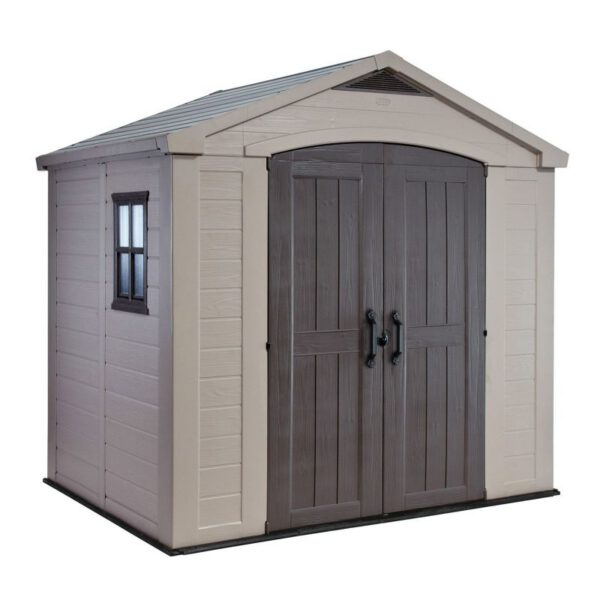 Casuta gradina Keter Factor 8x6 cu usa dubla
