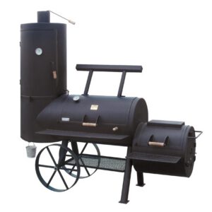Gratar pe carbuni cu afumatoare JOE's Barbeque Smoker 24 inci Chuckwagon Catering JS-33824