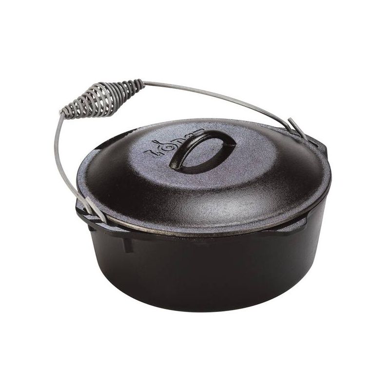Ceaun din fonta cu capac - cuptor olandez Lodge 25,4 cm 4,7 litri L-8DO3