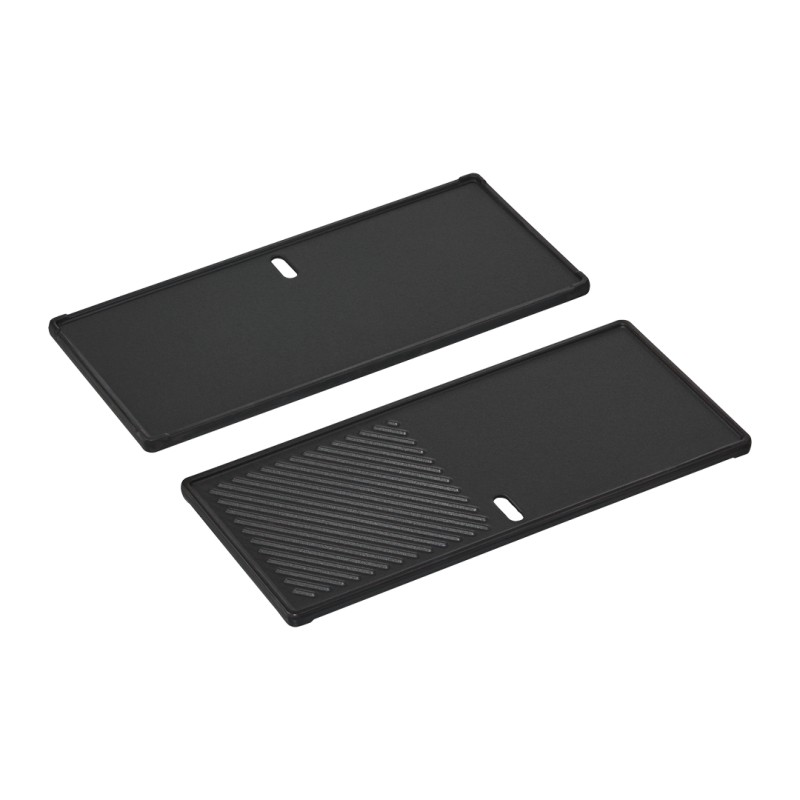 Plita reversibila din fonta cu doua fete neteda si grill pentru Uniq 3 Enders 7992