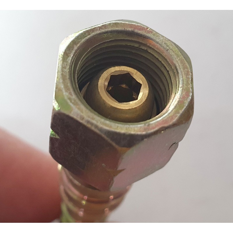 Conexiune pentru furtun de gaz cu filet 1 pe 4 Cadac 8154-6