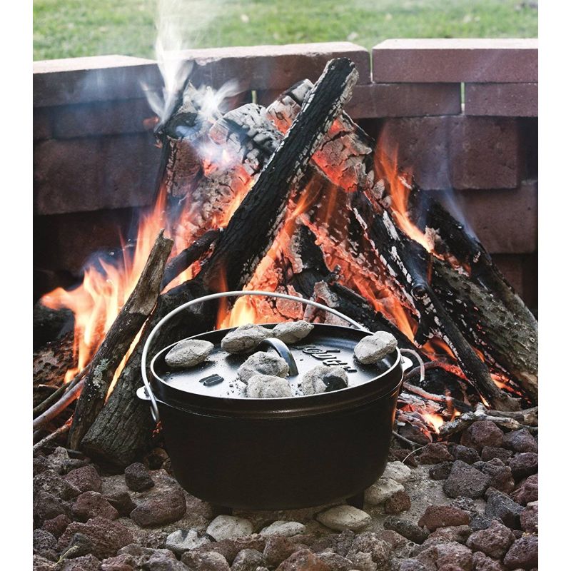 Ceaun din fonta cu capac - cuptor olandez Lodge 25,4 cm 4,7 litri L-10DCO3
