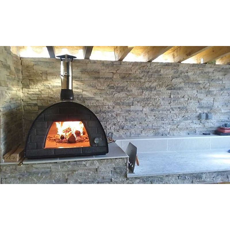 Cuptor traditional pe lemne Maximus negru