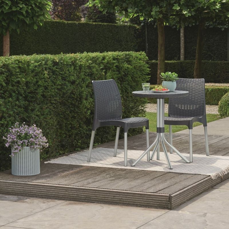 Set mobilier gradina antracit Keter Chelsea