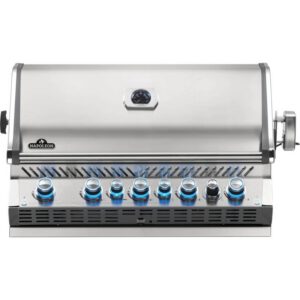 Gratar incorporabil pe gaz din inox 6 arzatoare, arzator spate infrarosu Napoleon Prestige PRO 665 RB BIPRO665RBPSS-3