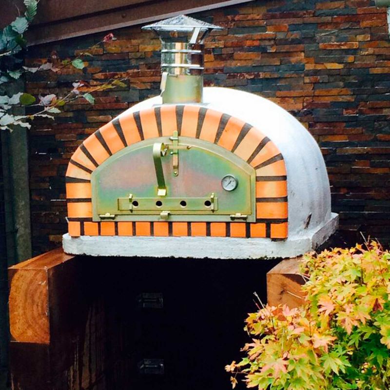 Cuptor din caramida pe lemne traditional PortoForno Pizzaioli 100 cm accesorii incluse