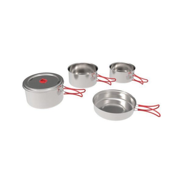 Set de vase din otel pentru gatit Coghlans