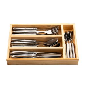 Set 24 tacamuri cu maner din otel inoxidabil 1,8 mm Laguiole Style de Vie Premium Line PRCOUVRVS