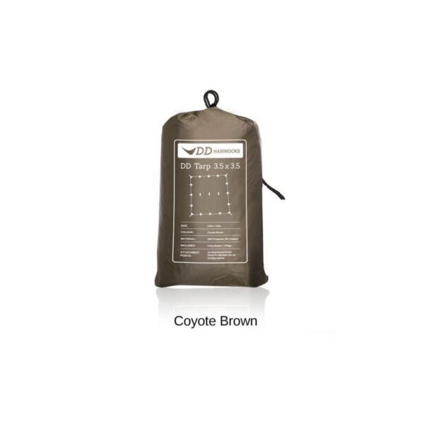 Tenda 3.5×3.5 Prelata Coyote Brown DDHammocks - 0707273931597