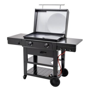 Gratar pe gaz tip plancha, grill si cuptor de pizza cu 2 arzatoare Char-Broil Versa-Tile Griddle 140241