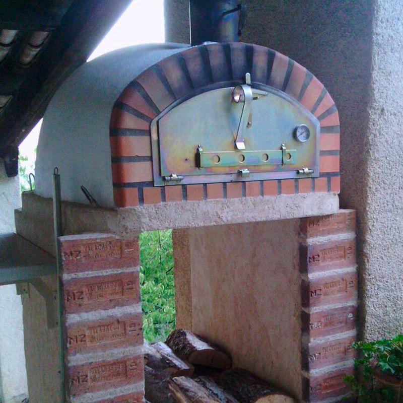 Cuptor din caramida pe lemne traditional PortoForno Pizzaioli 100 cm accesorii incluse