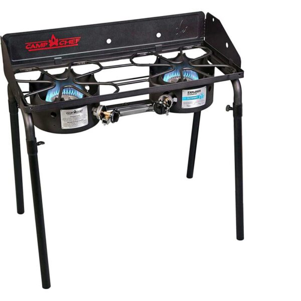 Aragaz de camping cu 2 arzatoare de putere mare 14 Kw Explorer Camp Chef CC-EX60F
