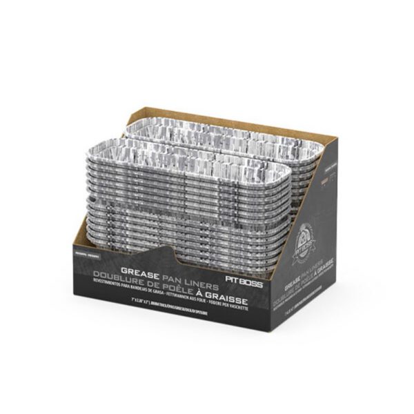 Set 6 tavi de colectare grasime din aluminiu pentru gratar portabil Pit Boss Navigator 150 40962