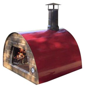 Cuptor traditional pe lemne Maximus rosu