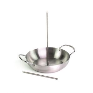 Bol din inox pentru kebap la gratar 30x23x30 cm Yakiniku 500559