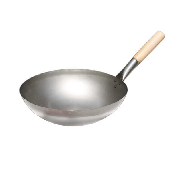 Set tigaie wok 30 cm si stativ rotund pentru arzator lateral ALL GRILL 19999WR