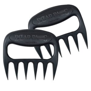 Set 2 gheare pentru carne si preparate pulled pork 11 x 11 x 2,5 cm Bear Paws JS-33633