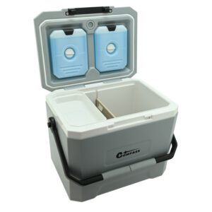 Lada frigorifica pasiva Compass Trip, 16l, 2 compartimente, inlocuitoare de gheata incluse, tavita fructe - TT06519