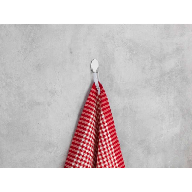Set 2 carlige ovale argintii Wenko Maxi 4378210100
