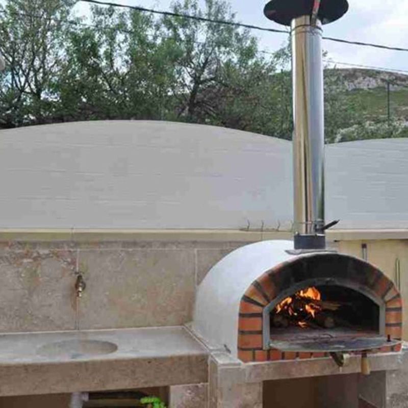 Cuptor din caramida pe lemne traditional PortoForno Pizzaioli 100 cm accesorii incluse