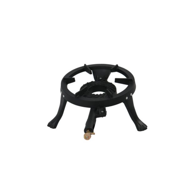Arzator pe gaz, un robinet, trei picioare, 32 cm, rotund, 6,5 kW, GB 24, Flamex 16417