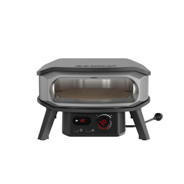 Cuptor pentru pizza electric cu piatra rotativa control digital temperatura Premium Rotate 13 inci 33 cm 230V 2.200W Cozze 90446